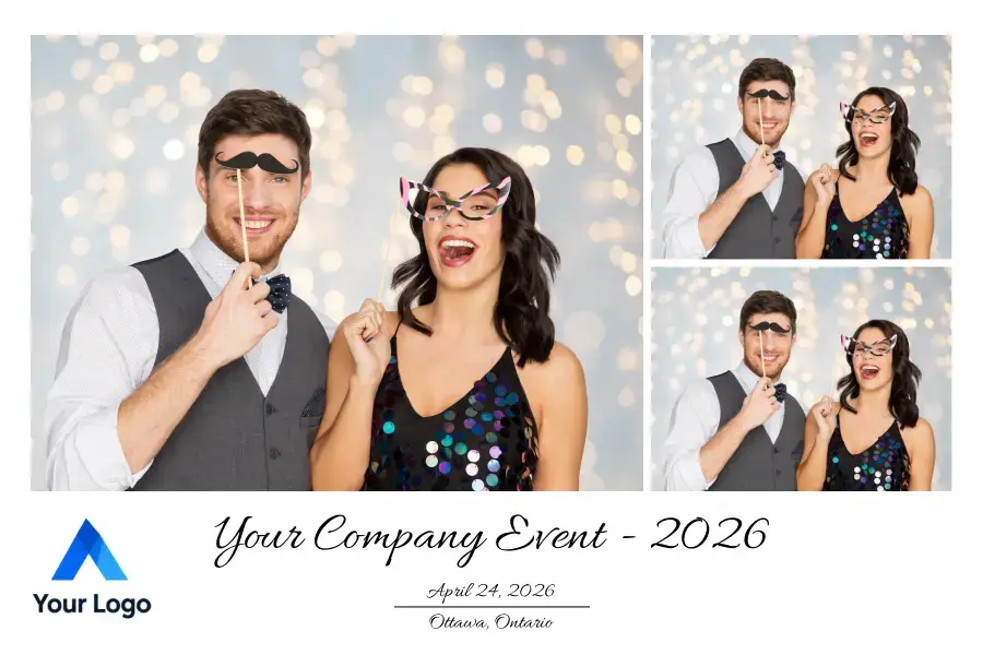 Multi image branded photobooth template
